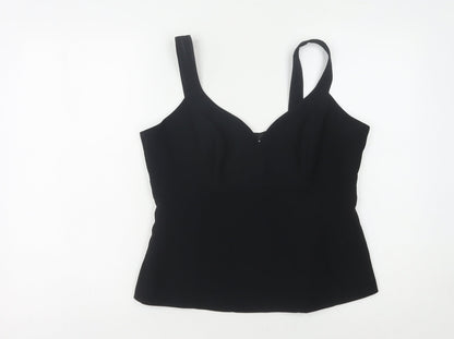 Womens UK Size 16 NEXT Black Camisole Tank