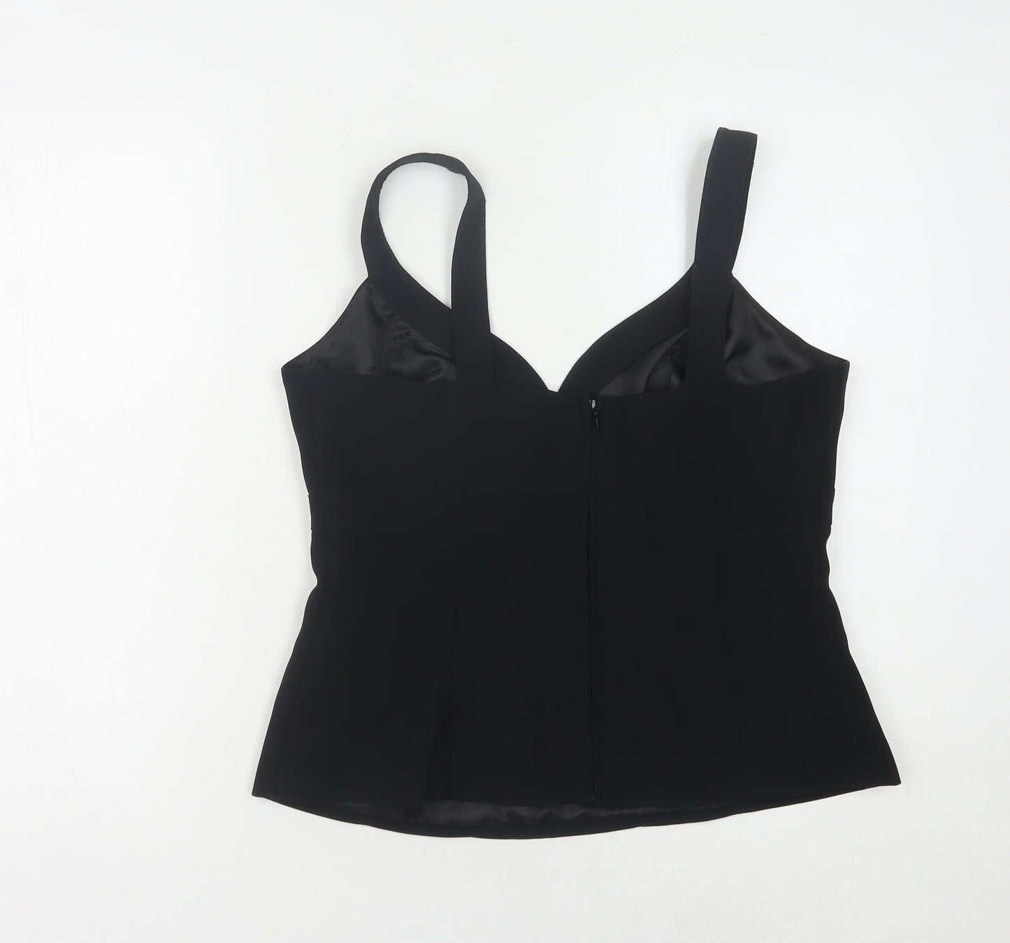 Womens UK Size 16 NEXT Black Camisole Tank