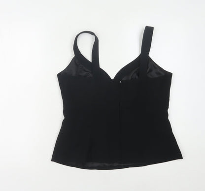 Womens UK Size 16 NEXT Black Camisole Tank