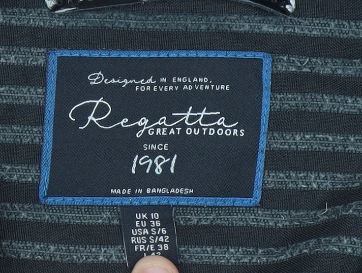 Womens UK Size 10 Regatta Black Basic Jacket