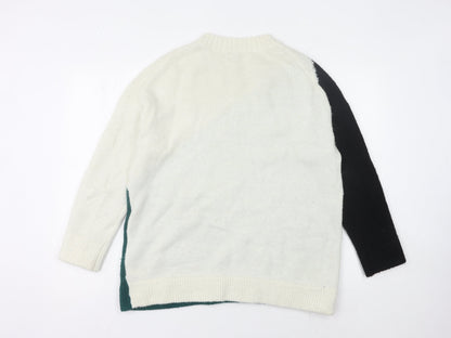 Womens UK Size S John Lewis Multicoloured Pullover Jumper
