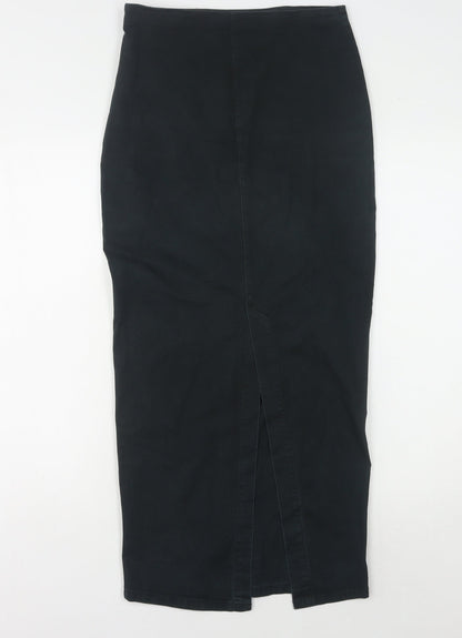 NA-KD Women's Black Midi Pencil Skirt Size 8