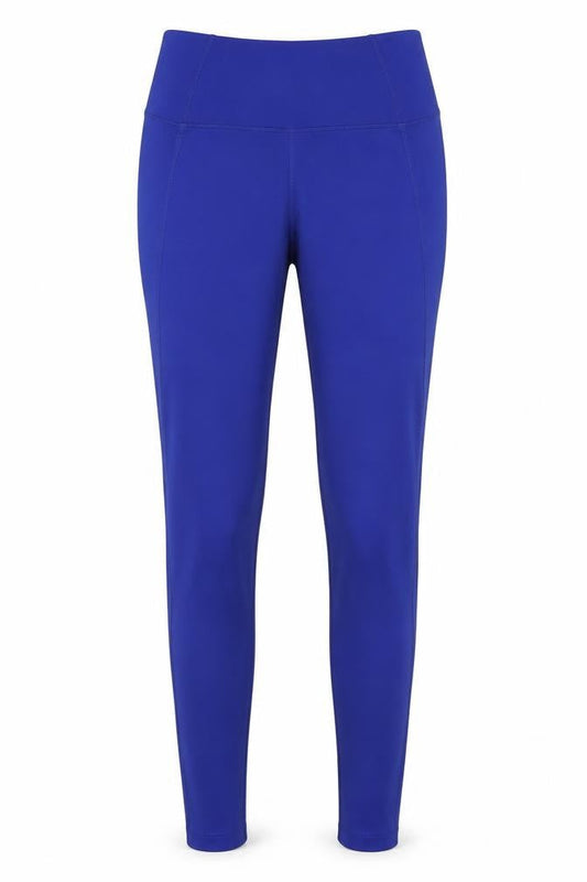 Front view of ASOS Women's Blue Leggings, size 8 Slim, Fit