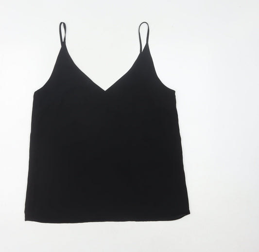 Womens UK Size 12 Oasis Black Camisole Camisole