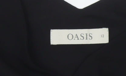 Womens UK Size 12 Oasis Black Camisole Camisole