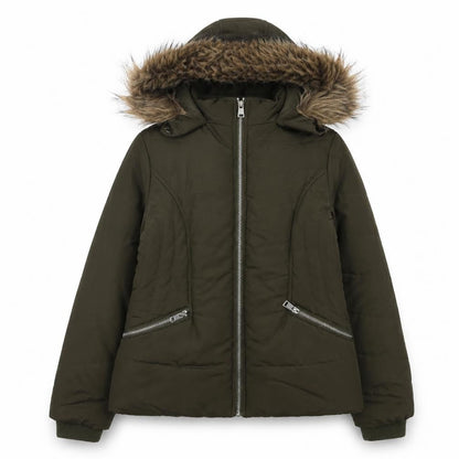 Girls UK Size 12-13 Years 915 Generation Green Puffer Jacket