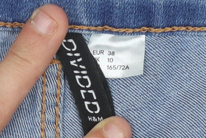 H&M Women Blue Denim Shorts Size 10