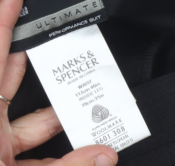 Marks and Spencer Men’s Black Dress Pants Size 46