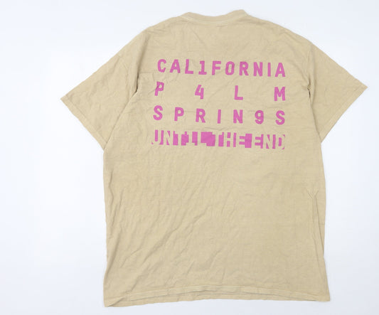 Urban Outfitters Beige Medium Men's Graphic T-Shirt