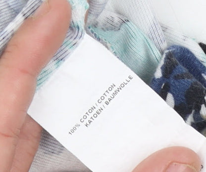 Damart Women's Multicoloured Floral Size 10 T-Shirt