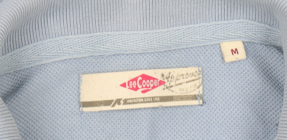 Lee Cooper Men's Blue Medium Polo Shirt