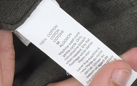 Gap Men's Green V-Neck Pullover Jumper M