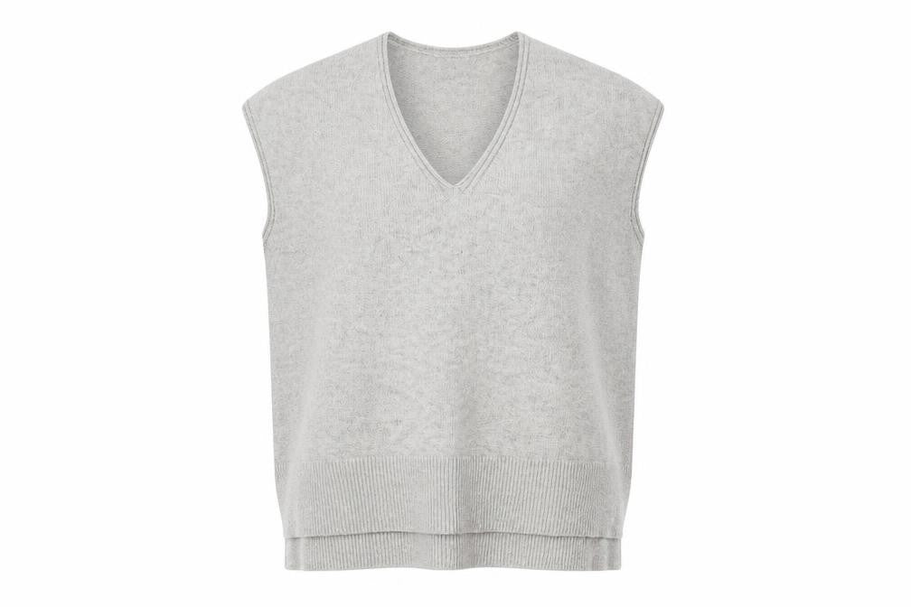 Womens UK Size M Phase Eight Grey Vest Jumper