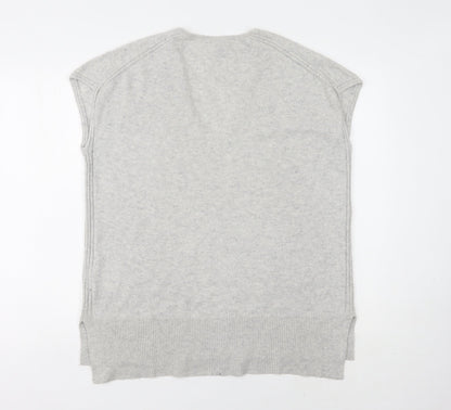 Womens UK Size M Phase Eight Grey Vest Jumper