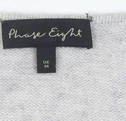 Womens UK Size M Phase Eight Grey Vest Jumper