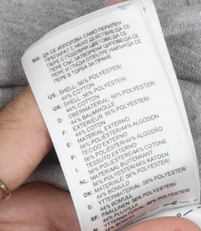 Adidas Women's Grey Full Zip Hoodie Size 16