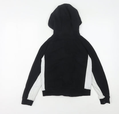 Everlast Boys Black Full Zip Hoodie 9-10 Years Casual Sportswear