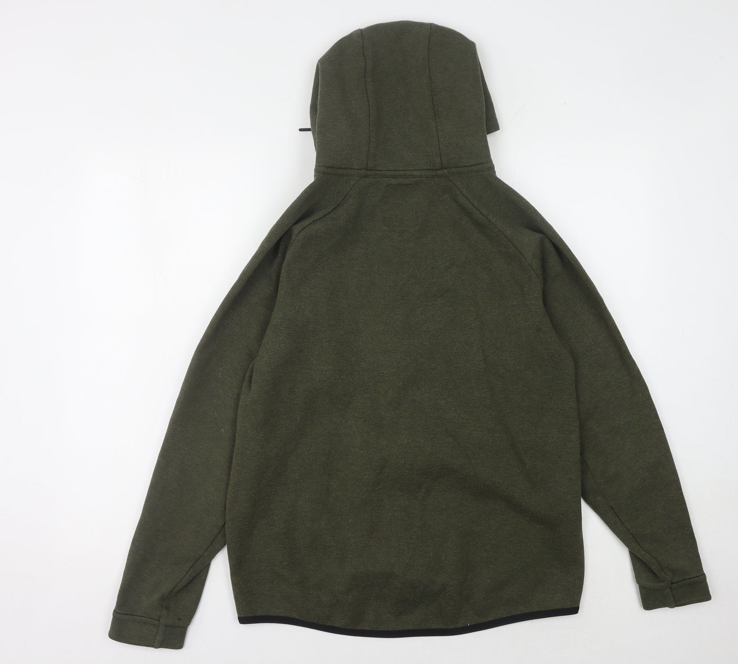 Mens UK Size M Nike Green Full Zip Hoodie