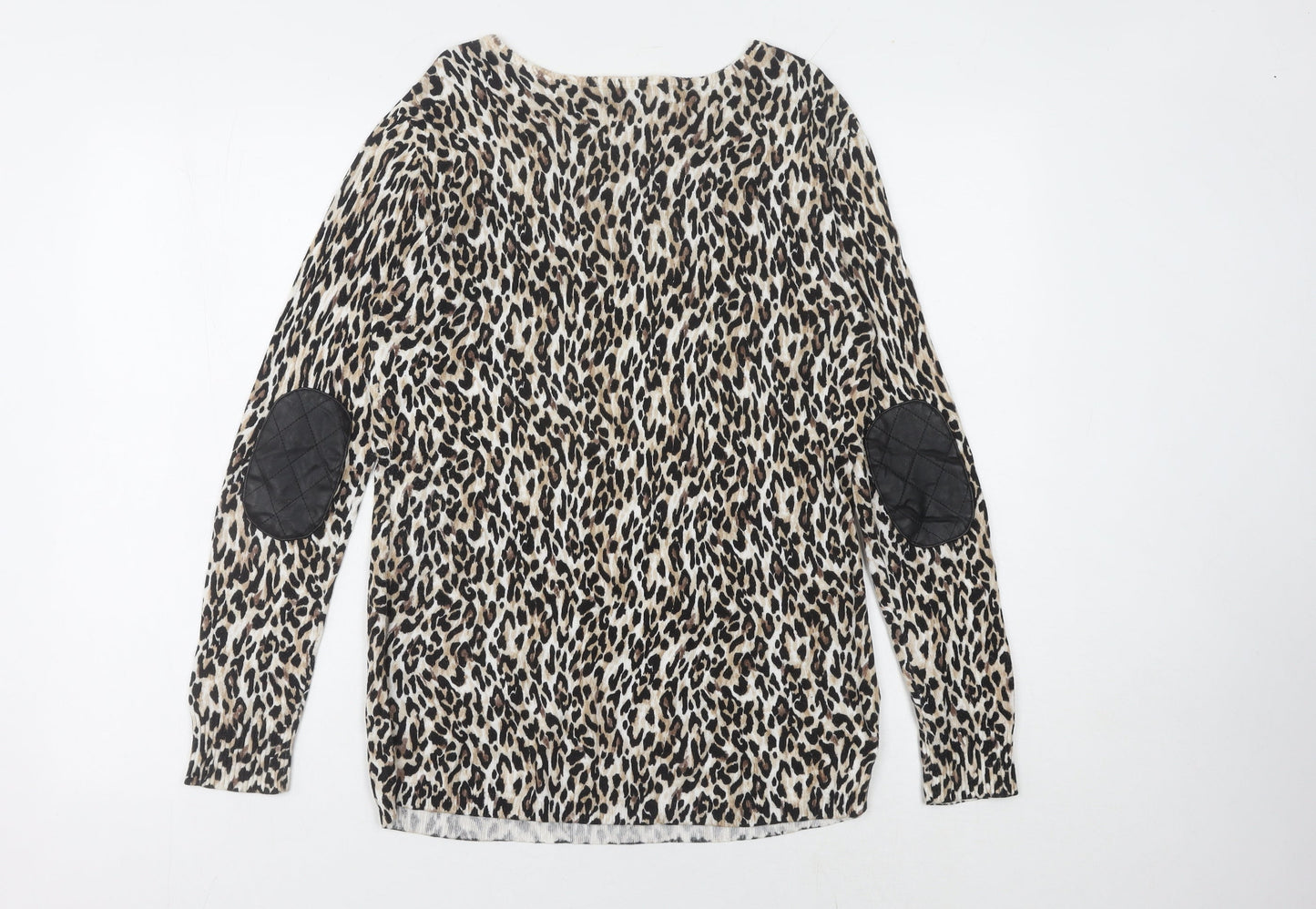 White House Black Market Women's Animal Print Pullover Jumper S