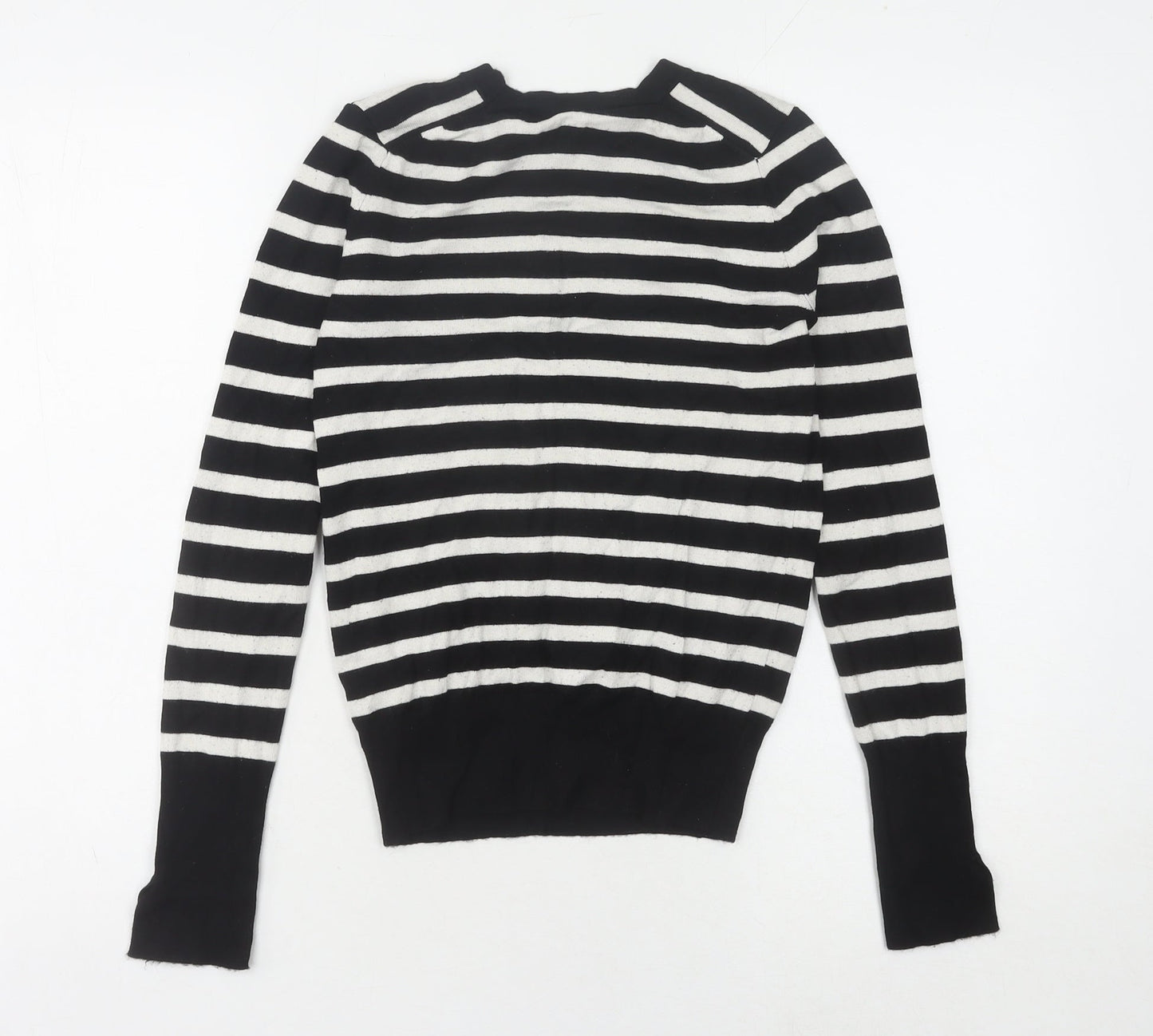 Womens UK Size S Zara Black Pullover Jumper