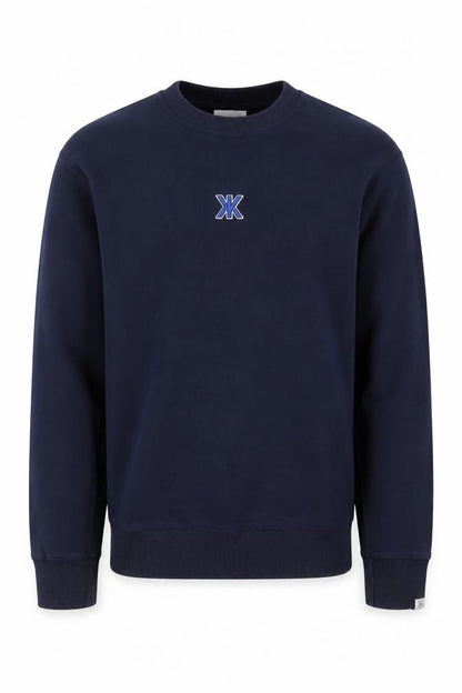 MIKKY KI. Men's Blue Pullover Sweatshirt L