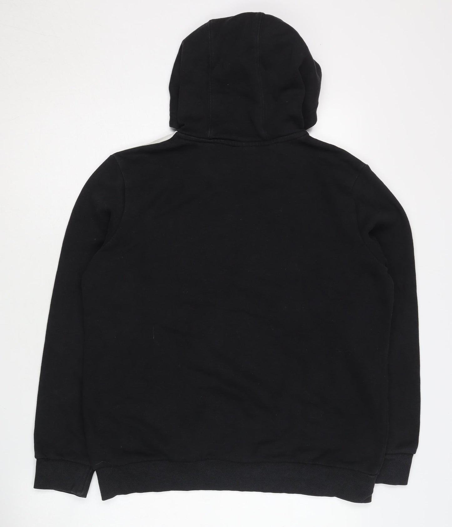 Adidas Boys Black Graphic Pullover Hoodie 13-14 Years