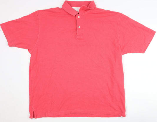 Greenwoods Men's Pink XL Polo Shirt
