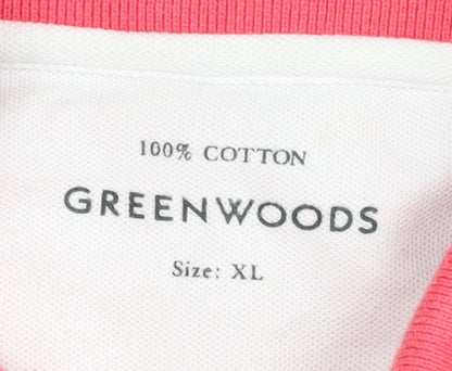 Greenwoods Men's Pink XL Polo Shirt