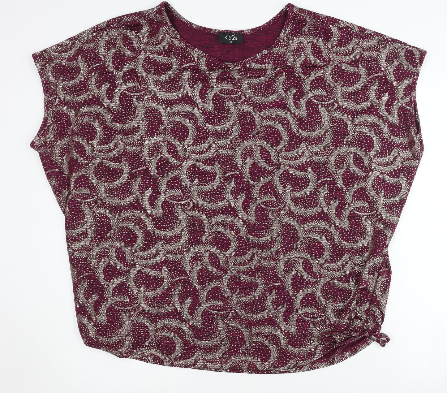 Womens UK Size XL Klass Multicoloured Basic T-Shirt