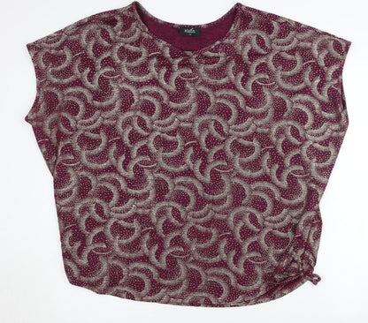 Womens UK Size XL Klass Multicoloured Basic T-Shirt