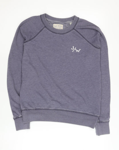 Womens UK Size M Jack Wills Purple Pullover Sweatshirt