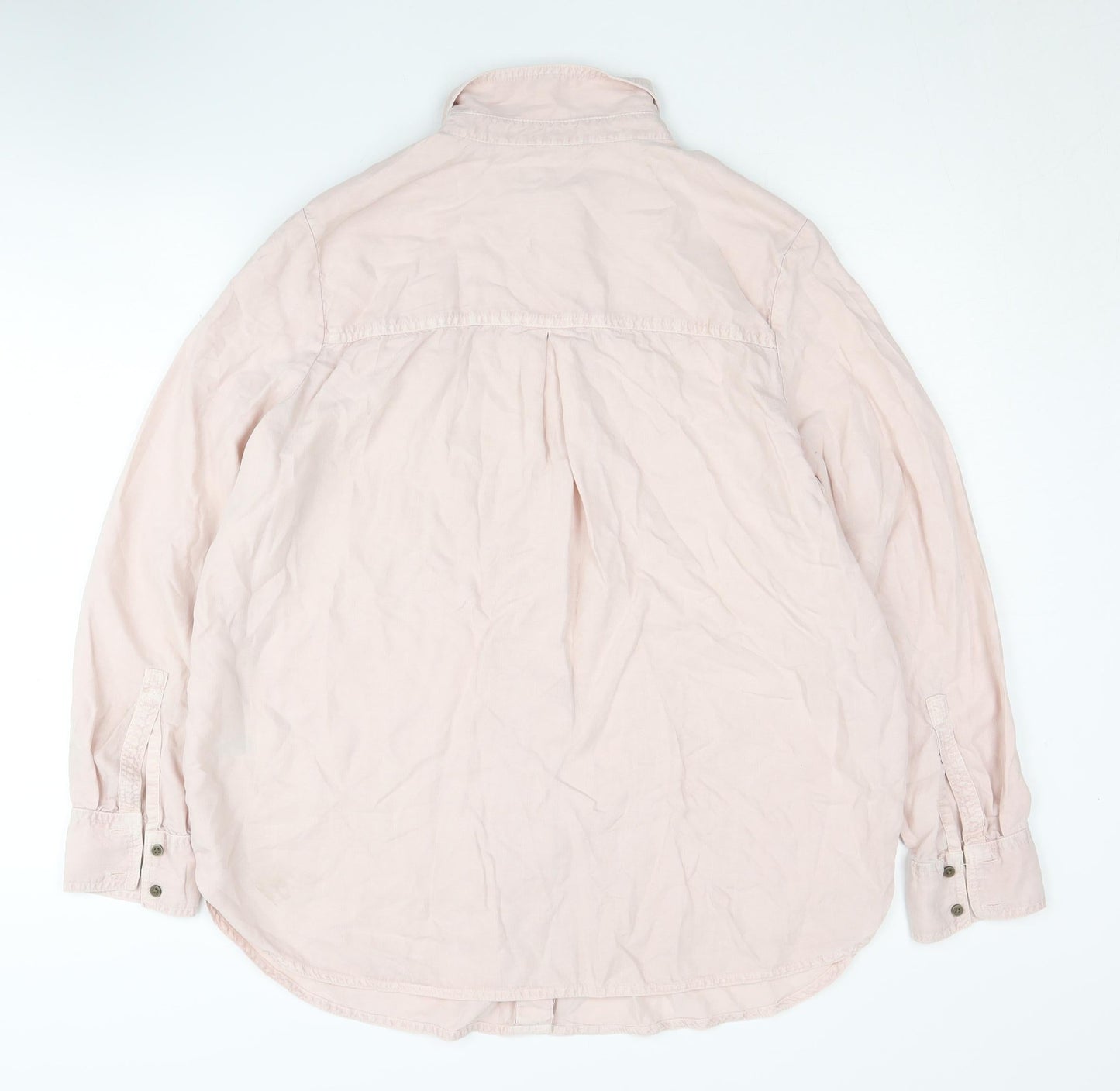 Womens UK Size 12 Marks and Spencer Pink  Button-Up