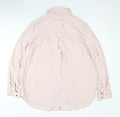 Womens UK Size 12 Marks and Spencer Pink  Button-Up