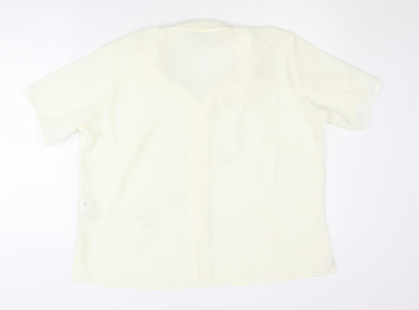 Womens UK Size 18 Marks and Spencer Ivory  Blouse