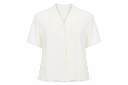 Berkertex Women's Ivory Button-Up Shirt Size 20