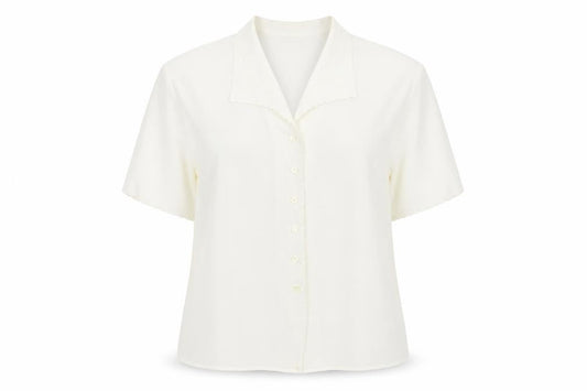 Berkertex Women's Ivory Button-Up Shirt Size 20