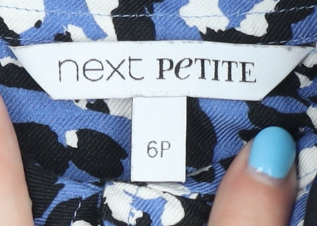 Womens UK Size 6 Plus NEXT Blue  Button-Up