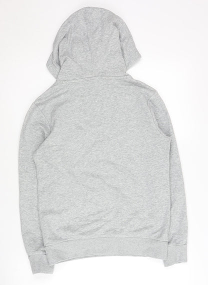 Champion Boys Grey Hoodie, Size L, Pullover with Logo