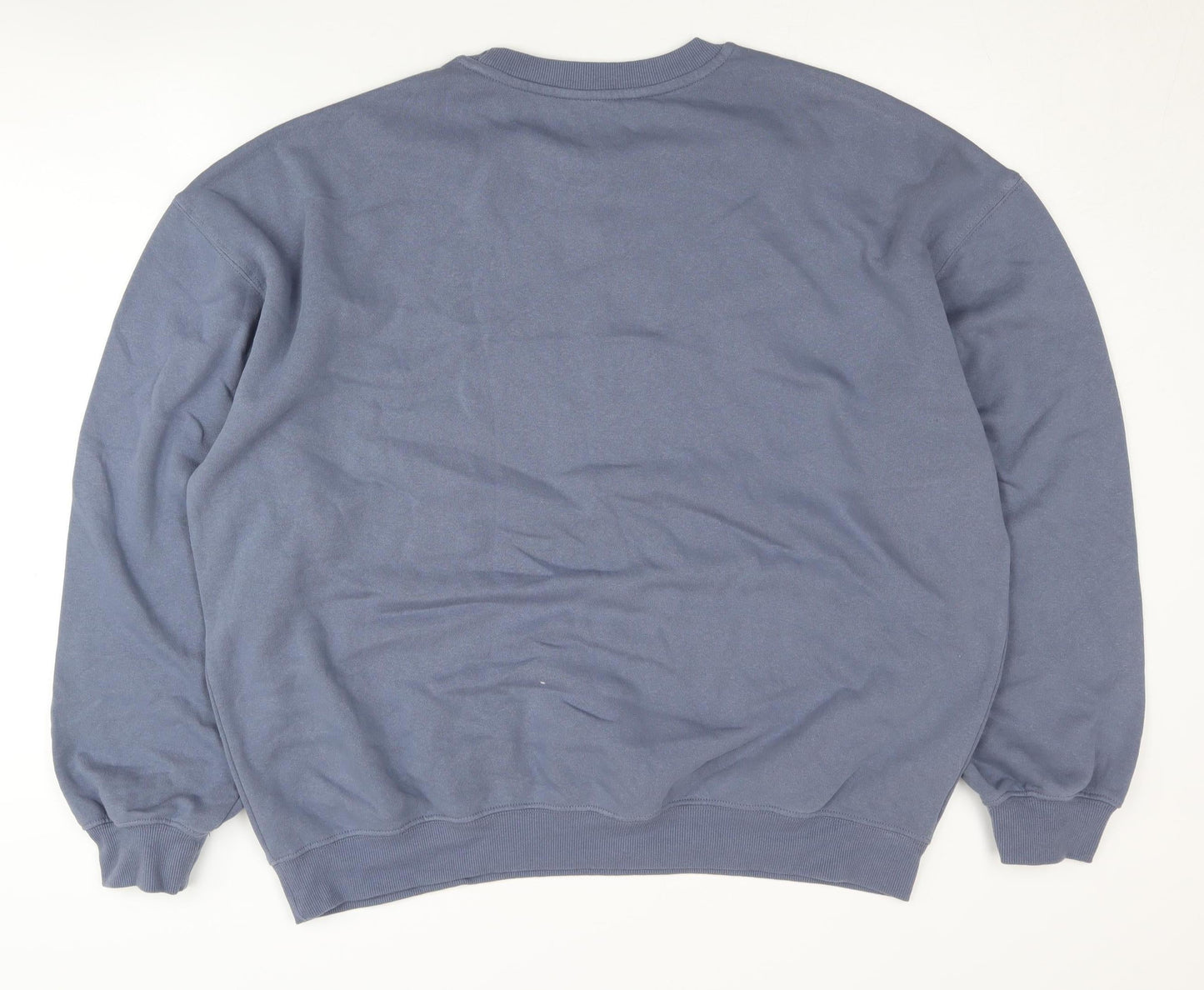 Goodie Two Sleeves Unisex Blue L Sweatshirt with Graphic Print