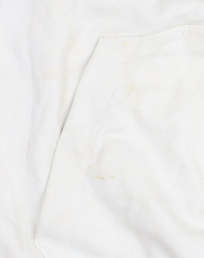 Reebok Unisex White Hoodie Large Casual Pullover