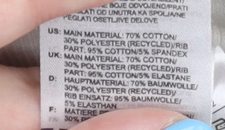 Reebok Unisex White Hoodie Large Casual Pullover