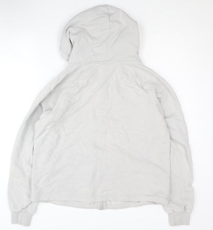 Women's Best Grey Full Zip Hoodie, Women's S, Cotton, Casual