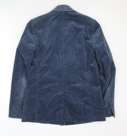 Next Women's Blue Corduroy Blazer, Size 8, Business Casual