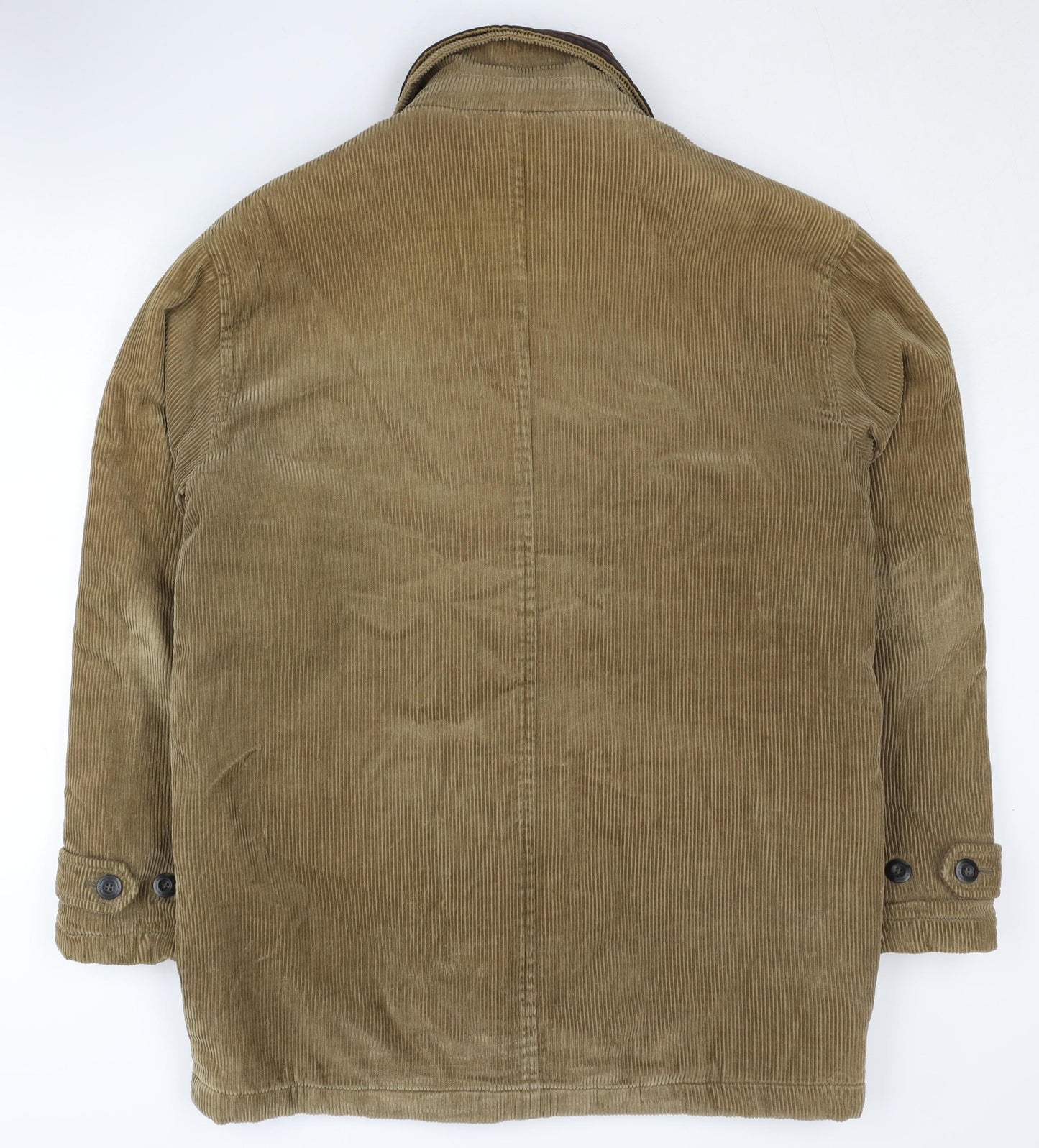Mens UK Size S St Bernard Brown Overcoat