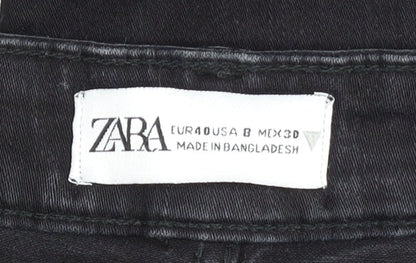 Zara Women Black Skinny Jeans, Size 12
