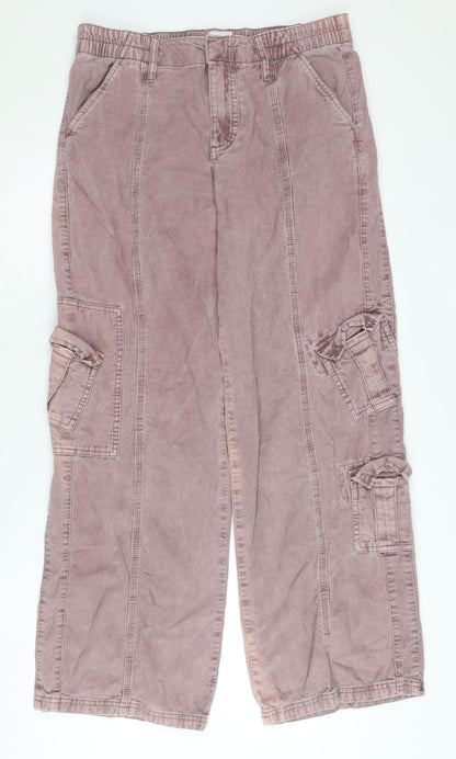 BDG Women’s Purple Cargo Trousers, Size L, Casual