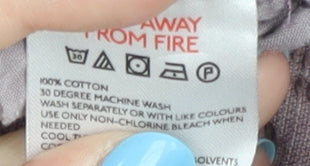 BDG Women’s Purple Cargo Trousers, Size L, Casual