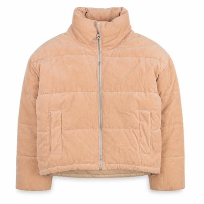 Womens UK Size 6 Topshop Beige Puffer Jacket