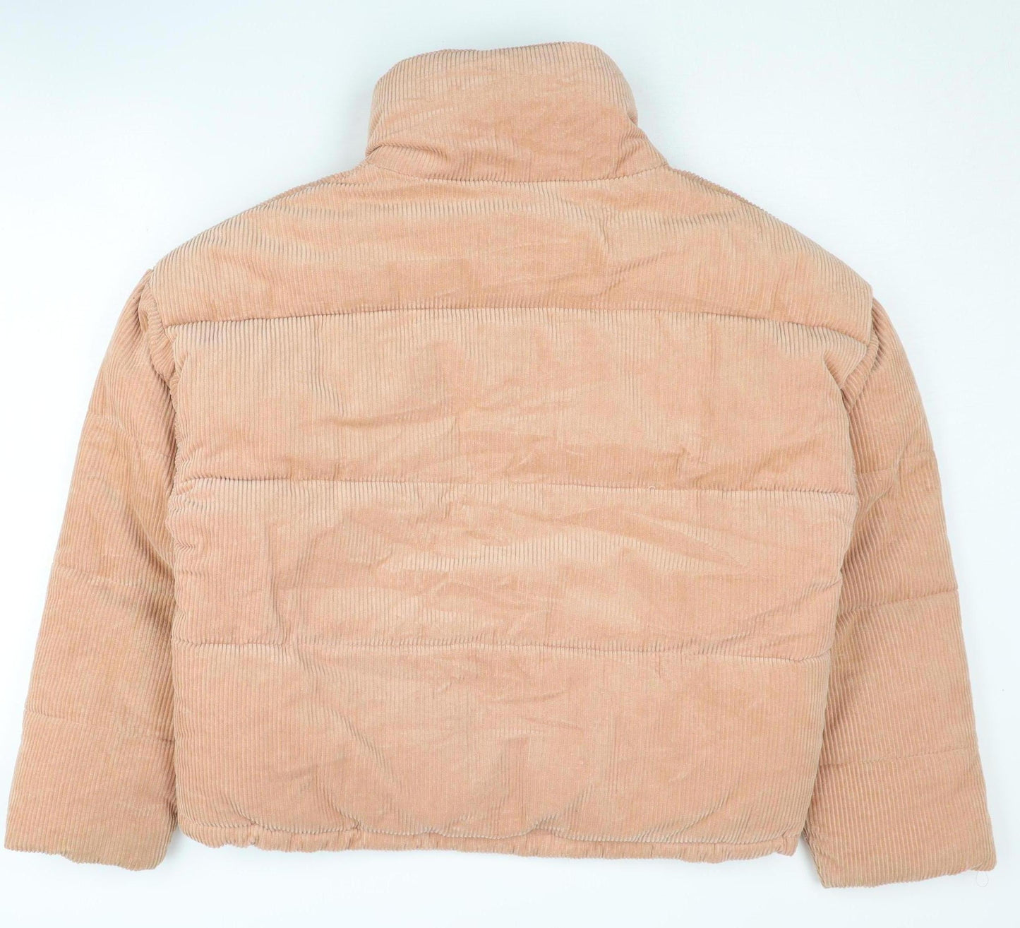 Womens UK Size 6 Topshop Beige Puffer Jacket