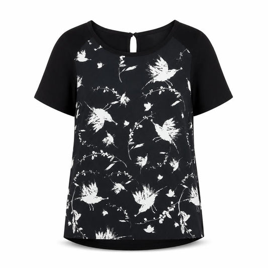 Womens UK Size 12 Anthology Black  Blouse